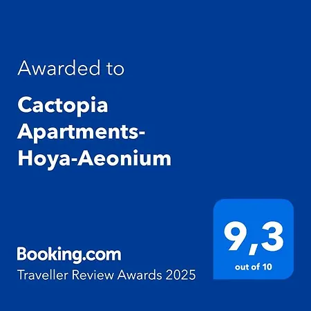 Lägenhet Cactopia Apartments- Hoya-aeonium *